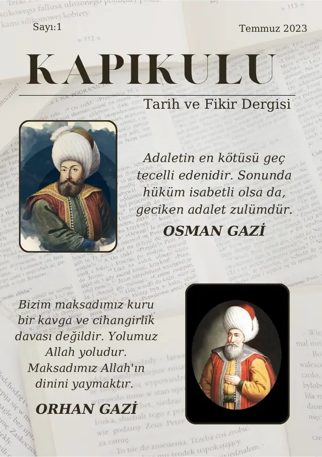 Kapıkulu Dergisi Sayı 1