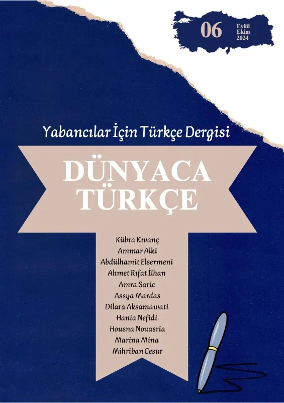 Dünyaca Türkçe Dergisi Sayı 6